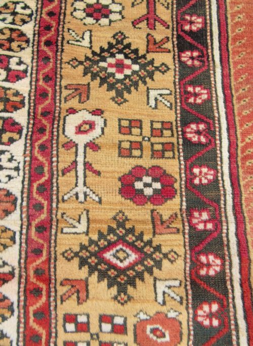 ANTIQUE MELAS PRAYER RUG - ADDITIONAL PHOTO 2