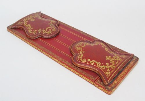 fig 2. High Quality Leather Antique Bookslide By Dreyfous Of Paris