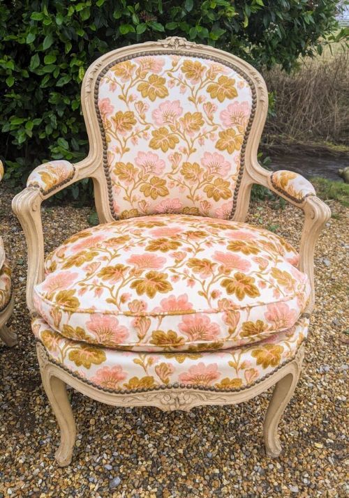 fig 1. Good Pair of French Fauteil Armchairs