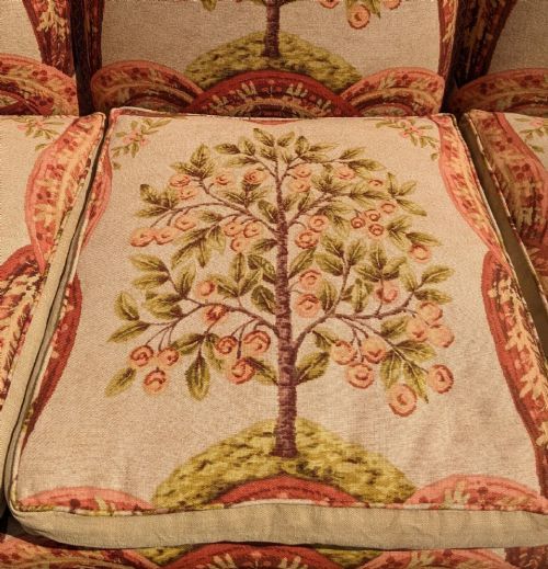 fig 1. Beautiful Antique Feather Filled Sofa Orange Tree