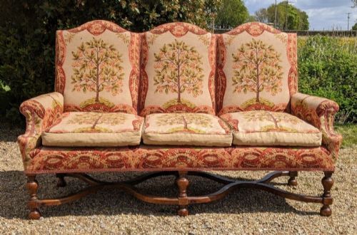 Beautiful Antique Feather Filled Sofa Orange Tree