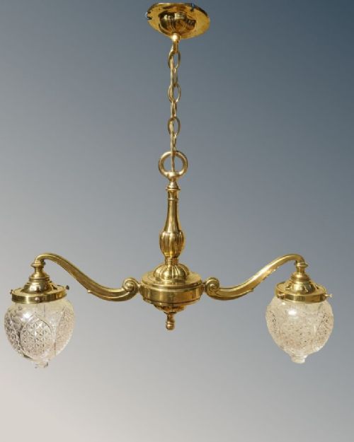 Good Quality Edwardian Chandelier Solid Brass