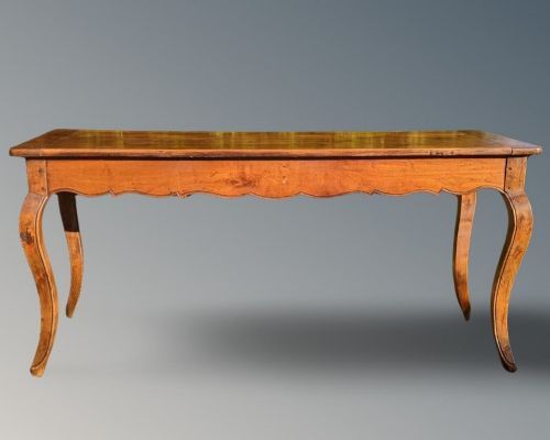 Large French Fruitwood Dining Table