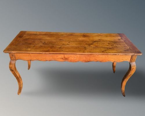 fig 1. Large French Fruitwood Dining Table