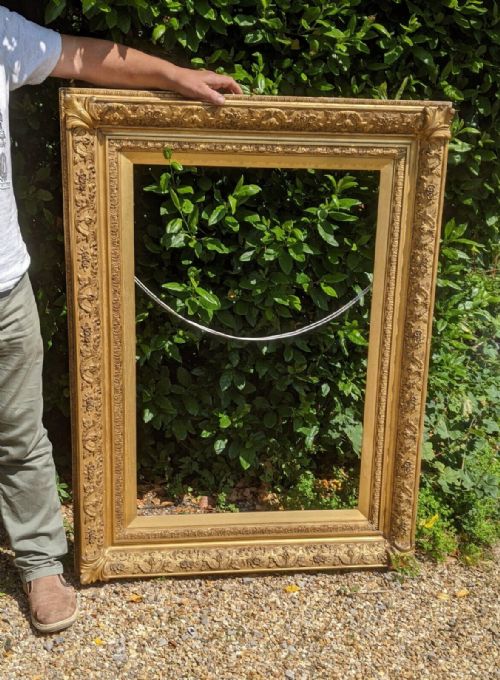 fig 2. Very Large Victorian Original Gilt Frame. No 42