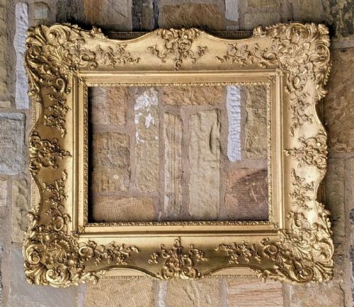 Large Victorian Swept Gilt Picture Frame No 31