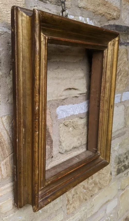 fig 1. Antique Gilt Wood Frame 18th Century. No 49