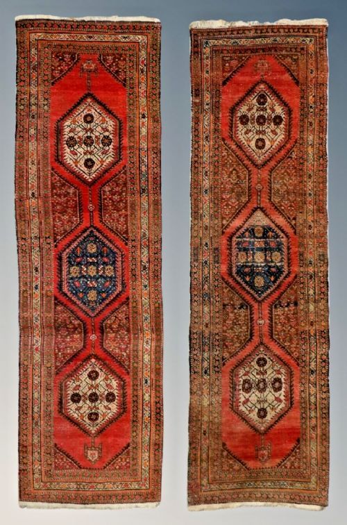 Good Pair Antique North Kurdish Runners