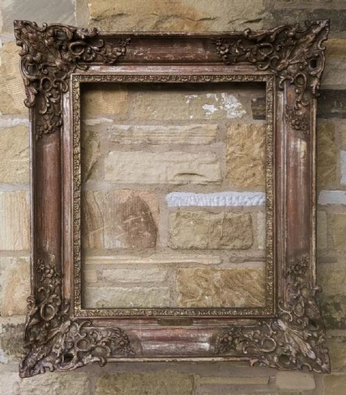 fig 1. Good Large Victorian Silver Gilt Frame No 58