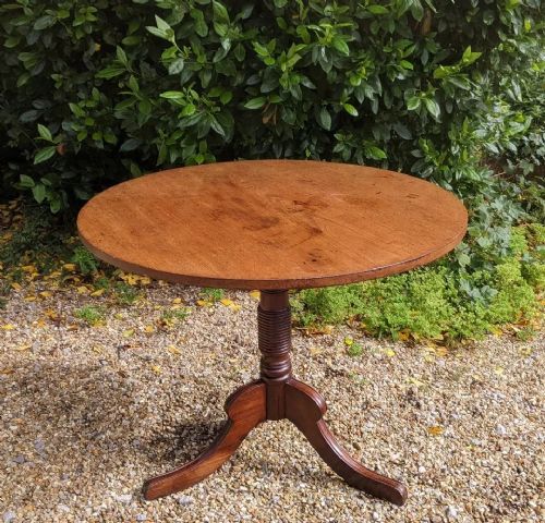 fig 1. George III Mahogany Snap Top Table