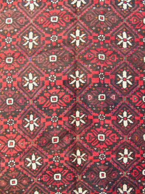 fig 1. Antique Afghan Balouch Carpet Runner