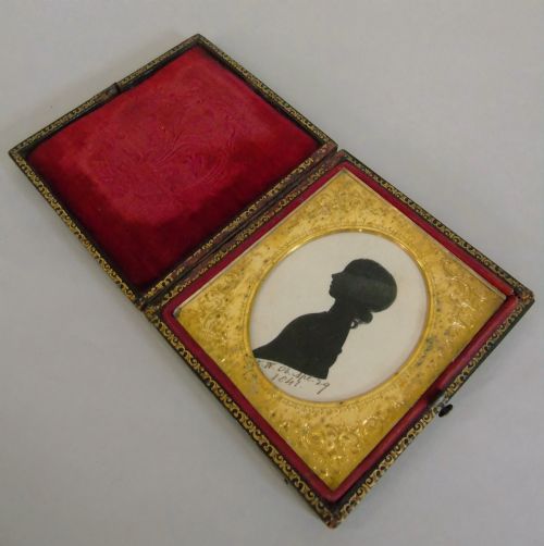 Charming Antique Silhouette Circa 1841