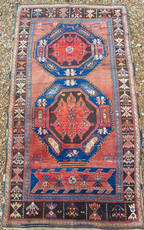 Antique Caucasian Carpet 