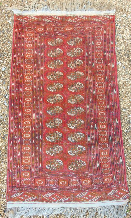 ANTIQUE TEKKE TURKMAN CARPET - ADDITIONAL PHOTO 5