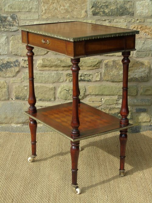 Good Quality French Ormolu & Kingwood Side Table