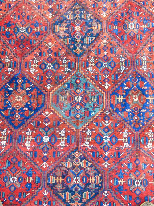 GOOD ANTIQUE CAUCASIAN CARPET - ADDITIONAL PHOTO 4