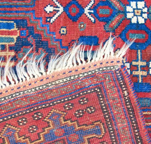 GOOD ANTIQUE CAUCASIAN CARPET - ADDITIONAL PHOTO 5