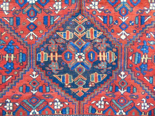 GOOD ANTIQUE CAUCASIAN CARPET - ADDITIONAL PHOTO 6