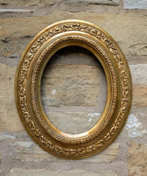 Antique Oval Gilt Frame No 6