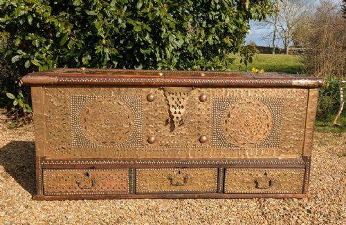 fig 1. Exceptional Antique Zanzibar Chest