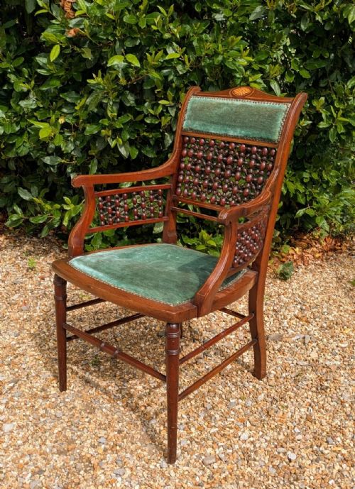 Pretty 19th Century Mahogany Armchair