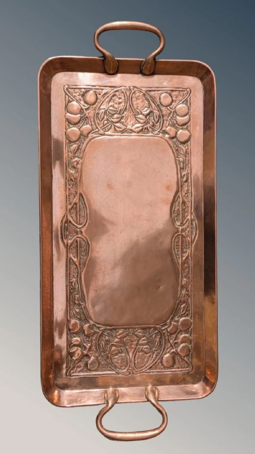 Arts and Crafts Copper Tray St. Albans School Of Art