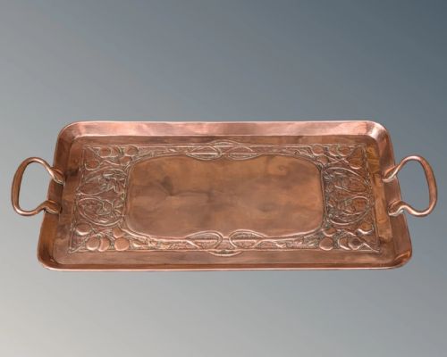 fig 1. Arts and Crafts Copper Tray St. Albans School Of Art