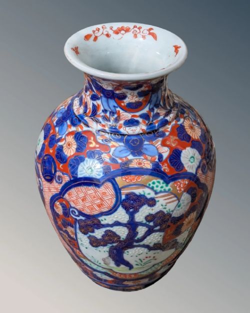 ANTIQUE JAPANESE IMARI VASE - ADDITIONAL PHOTO 3