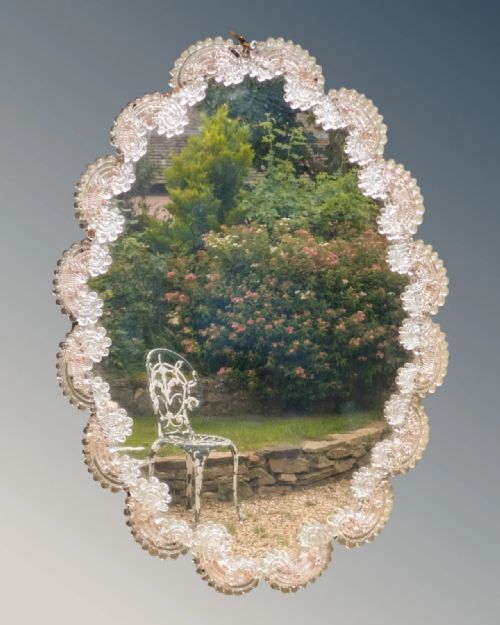 Pretty Venetian Glass Mirror