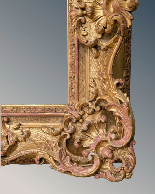 fig 1. Outstanding Antique Gilt Wood Picture Frame Chapman Brothers Chelsea