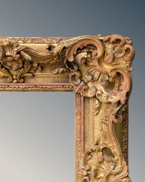 fig 2. Outstanding Antique Gilt Wood Picture Frame Chapman Brothers Chelsea