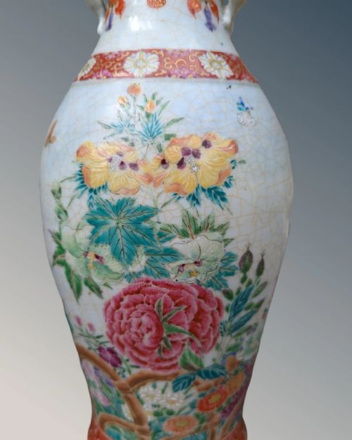 BEAUTIFUL PAIR OF JAPANESE KUTANI VASES MEIJI PERIOD - ADDITIONAL PHOTO 9