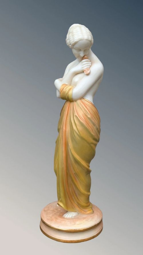 Royal Worcester Figure Classical Maiden “Joy” by James Hadley