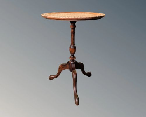 Pretty Antique Syrian Table Inlaid