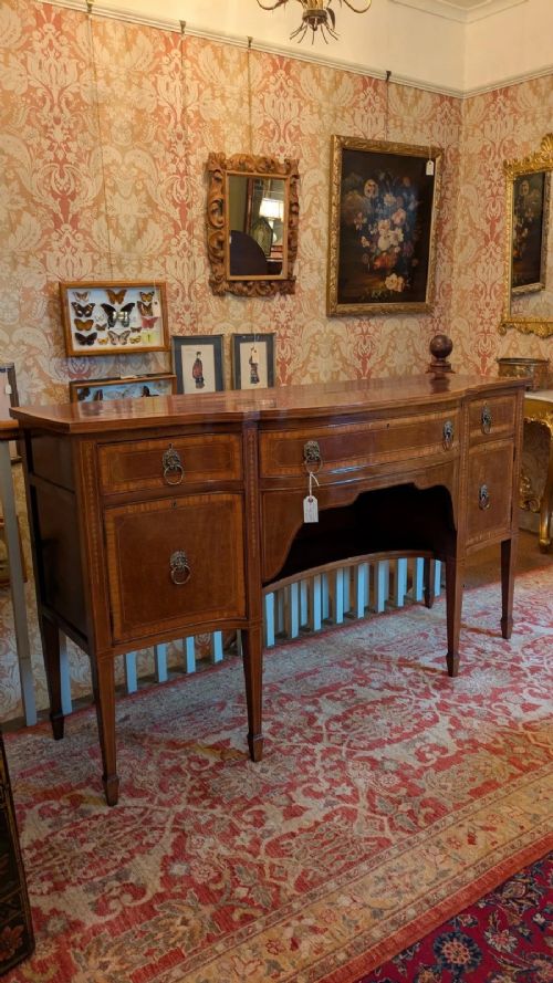 fig 1. Fine Quality 19th Century Inlaid Mahogany Side Cabinet