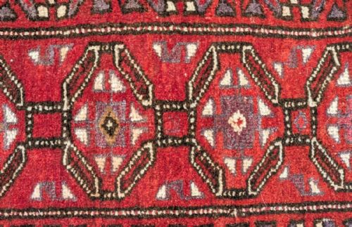 ANTIQUE TRIBAL BAG FACE CUSHION HAND WOVEN - ADDITIONAL PHOTO 1