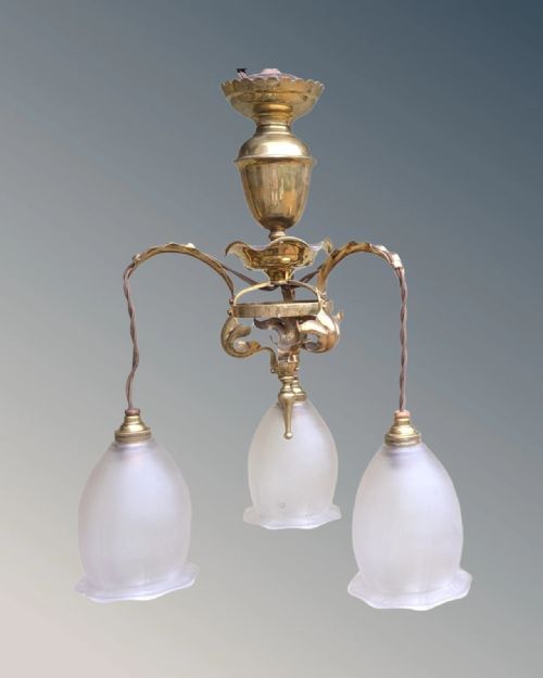 fig 1. Superb 19th Century Chandelier Manner of W.A.S. Benson
