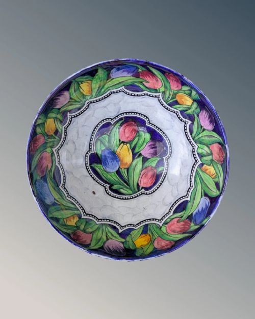 LARGE MALING TULIP PATTERN BOWL - ADDITIONAL PHOTO 2
