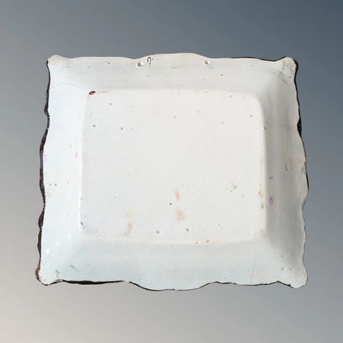 fig 1. Antique Sunderland Pink Lustre Plaque