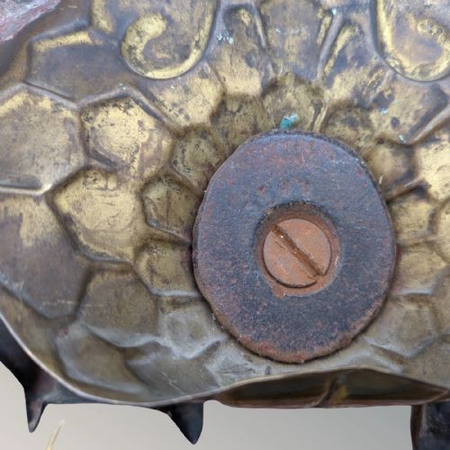 SUPERB PAIR OF LIBERTY BRONZE WALL SCONCE - ADDITIONAL PHOTO 8