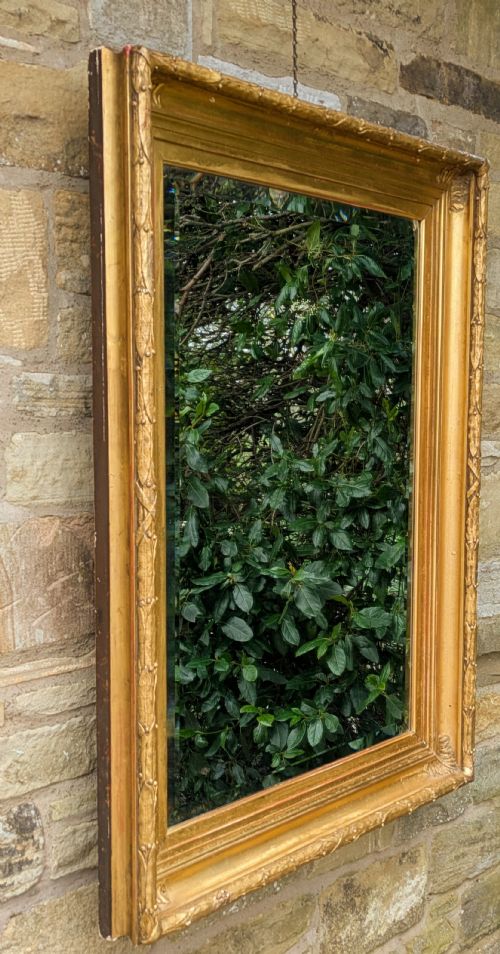GOOD QUALITY HEAVY VICTORIAN GILT FRAMED MIRROR - ADDITIONAL PHOTO 2