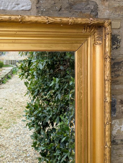 GOOD QUALITY HEAVY VICTORIAN GILT FRAMED MIRROR - ADDITIONAL PHOTO 7