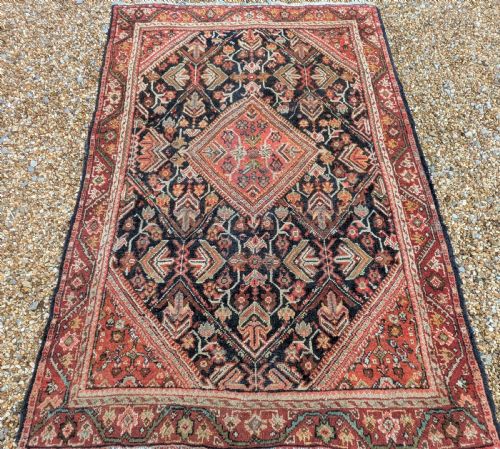 fig 1. Antique Mahal Carpet Rug
