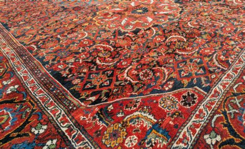 GOOD ANTIQUE KHAMSEH CARPET - ADDITIONAL PHOTO 5