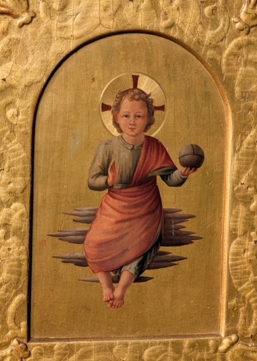 fig 1. 19th Century Giltwood Icon after Fra Angelica