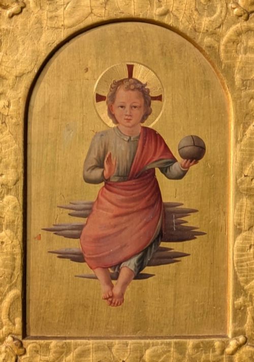 19th Century Giltwood Icon after Fra Angelica View IV