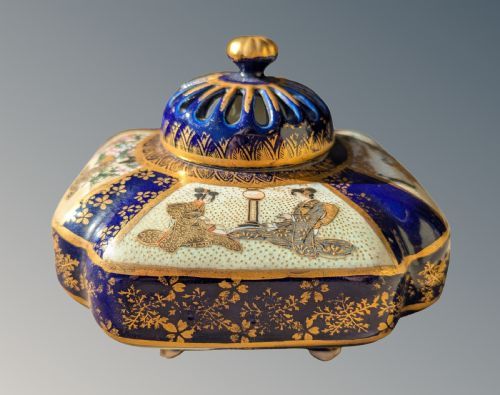 JAPANESE SATSUMA KORO MEIJI PERIOD KINKOZAN