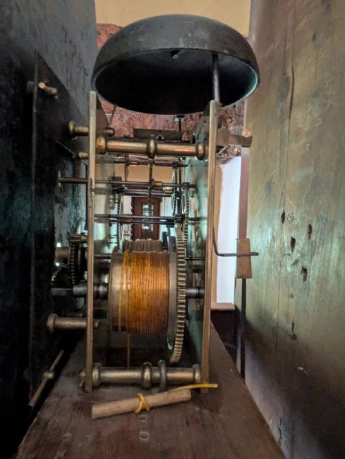 IRISH OAK LONGCASE CLOCK PORTGLENONE WM YOUNG - ADDITIONAL PHOTO 10