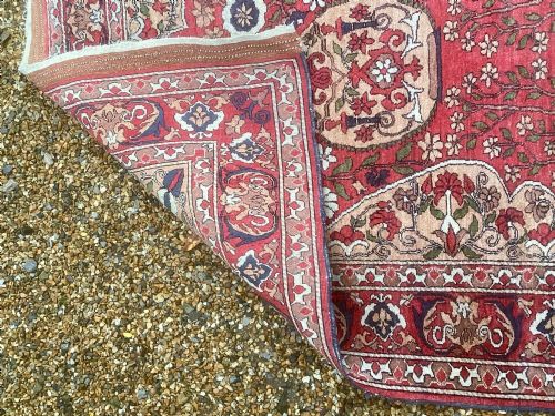 MAURI TURKMAN FINE SILK PRAYER CARPET - ADDITIONAL PHOTO 6