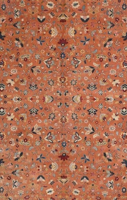 BEAUTIFUL ANTIQUE TABRIZ CARPET - ADDITIONAL PHOTO 1